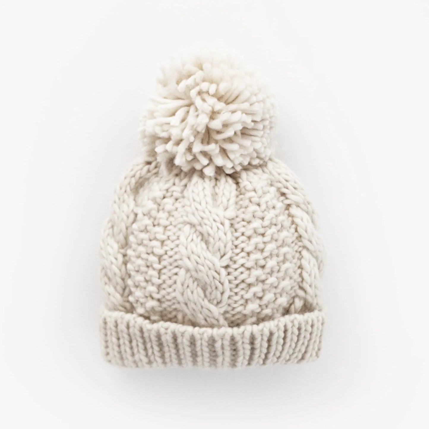 Natural Cable Beanie Hat