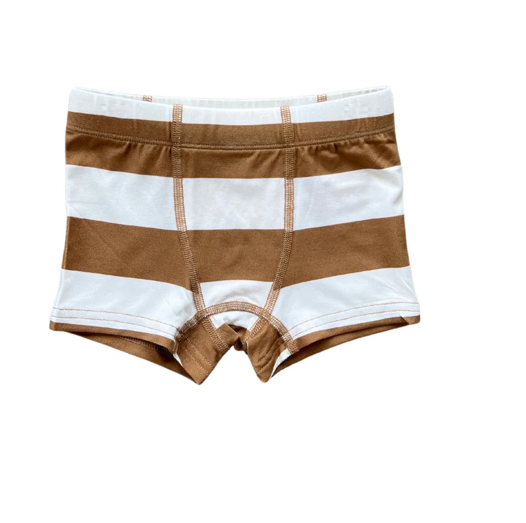 Stripe in Toffee Boy’s Boxer