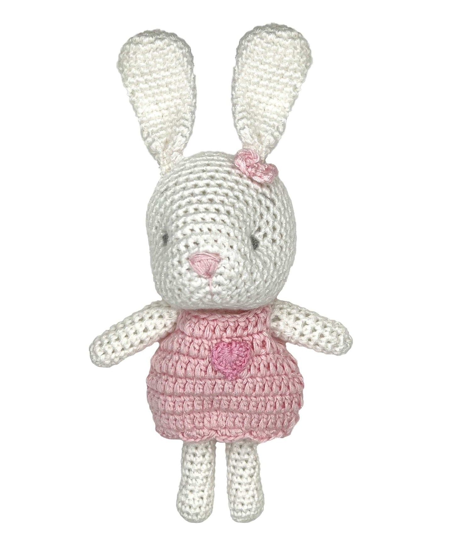 Bunny Bamboo Crochet Rattles