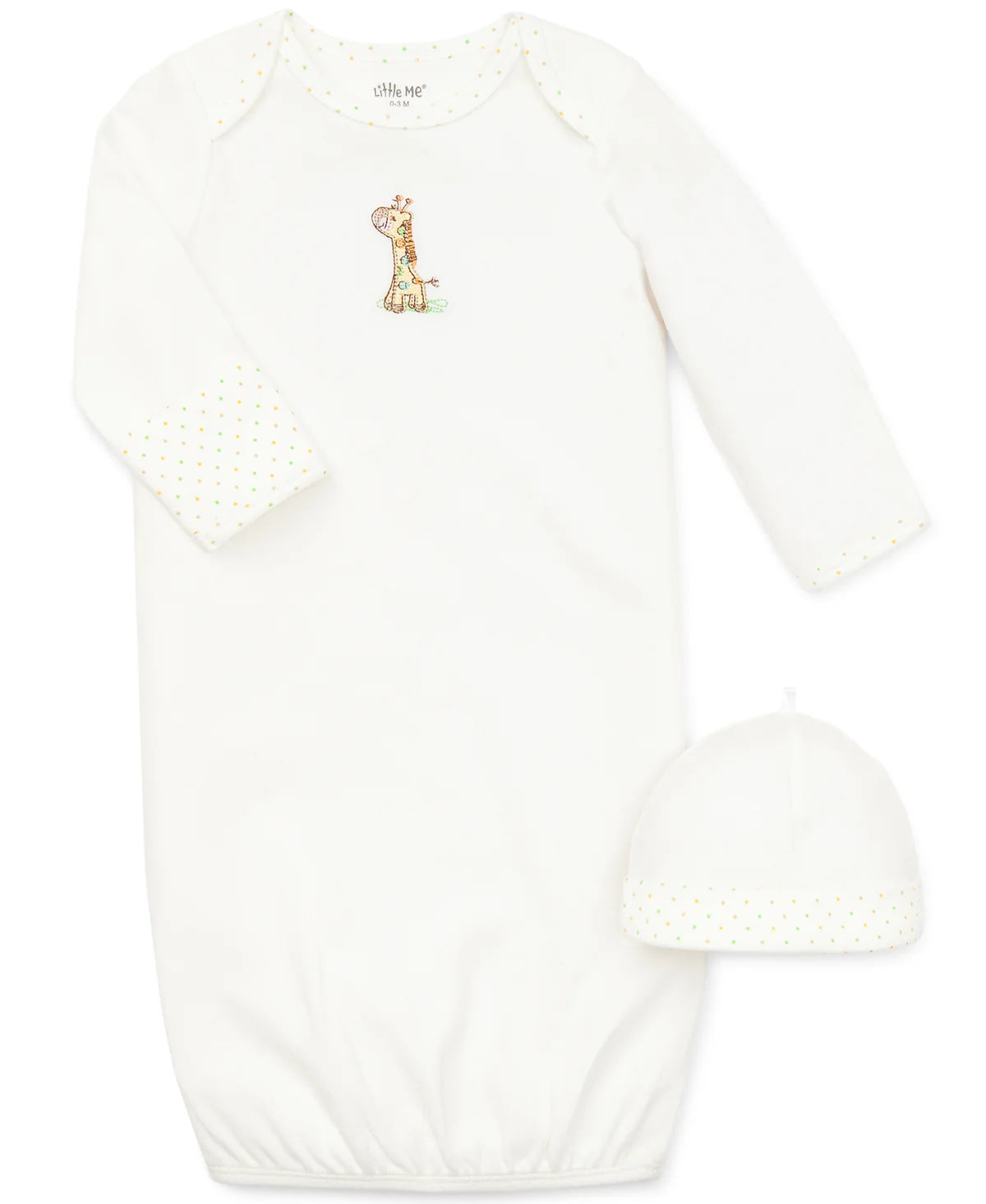 Giraffe Sleeper Gown and Hat