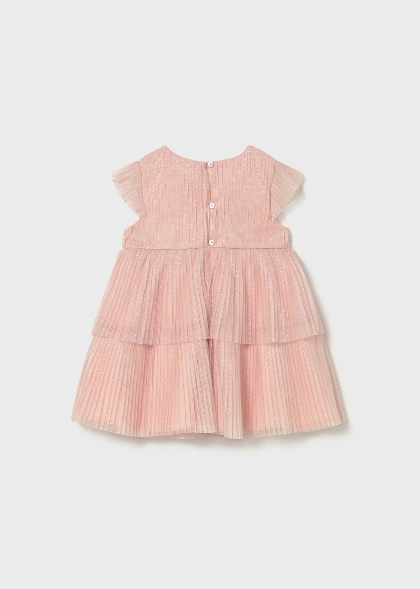 Pleated Tulle Dress Blossom