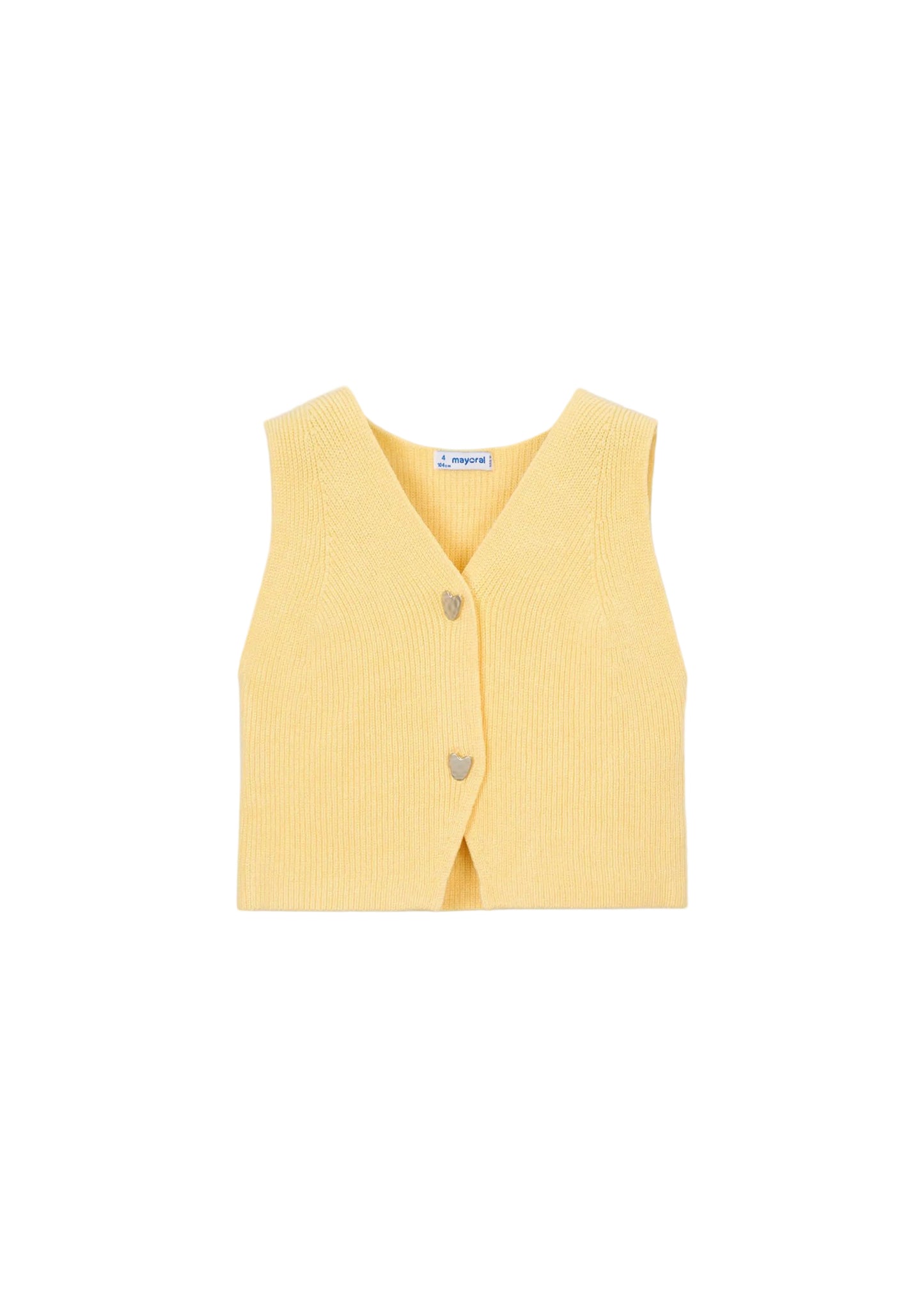 Butter Yellow Knit Vest Top