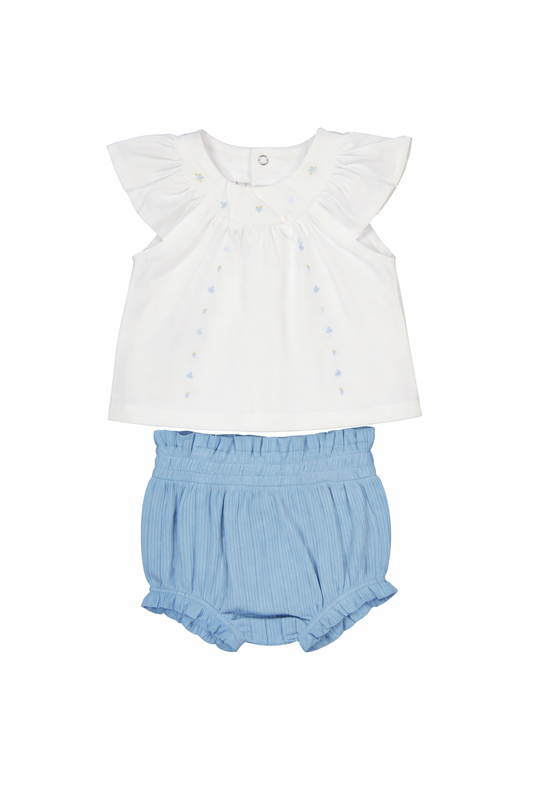 Knit Two Piece Set Cream