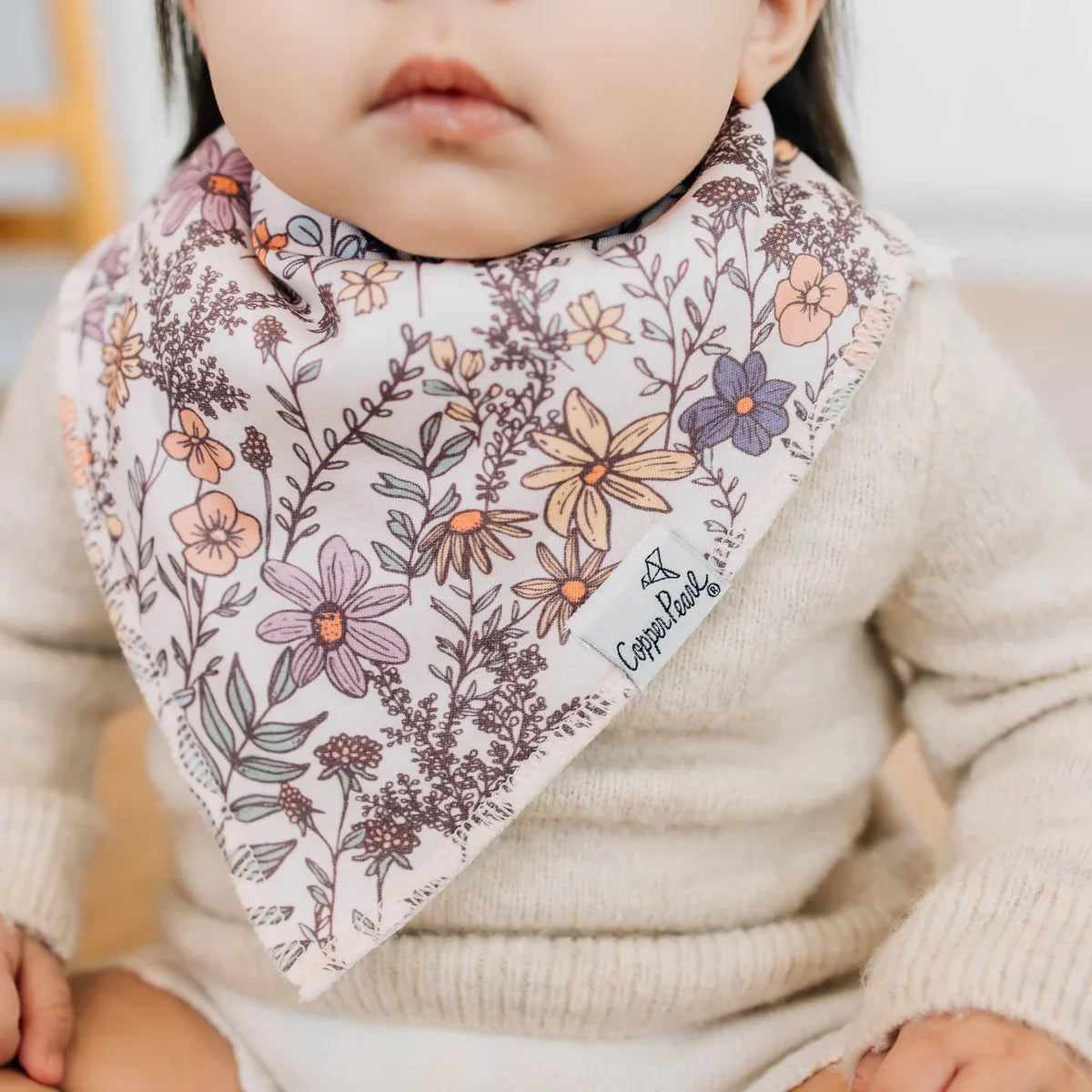 Baby Bandana Bib Set Flora
