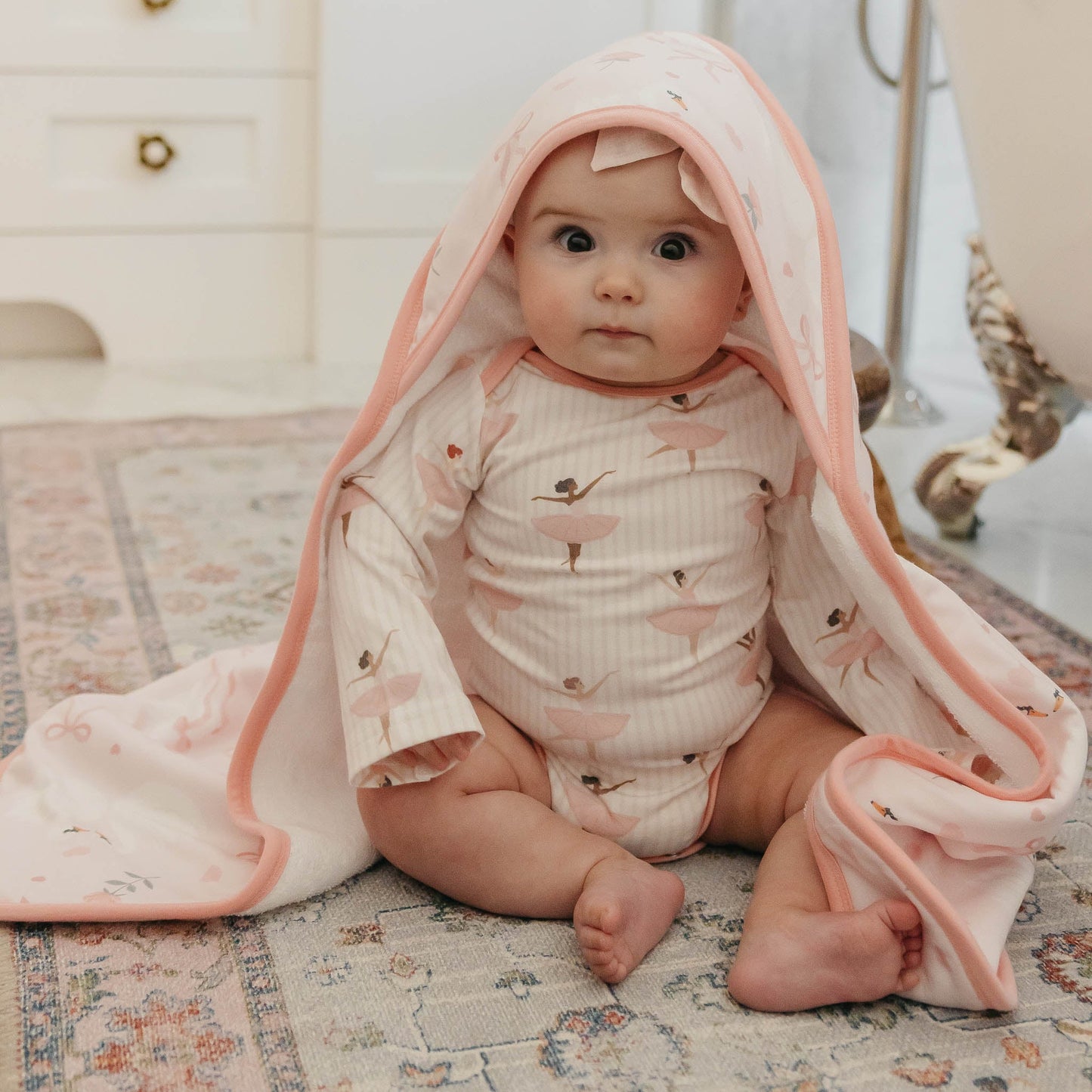 Adelia Premium Knit Hooded Towel