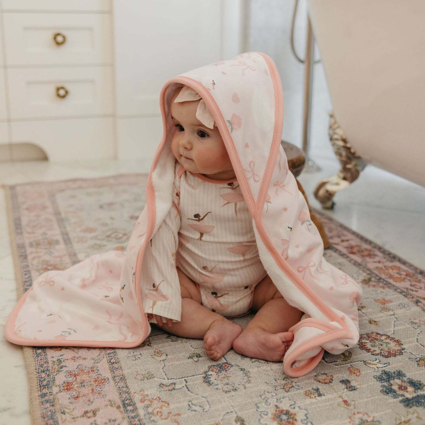 Adelia Premium Knit Hooded Towel