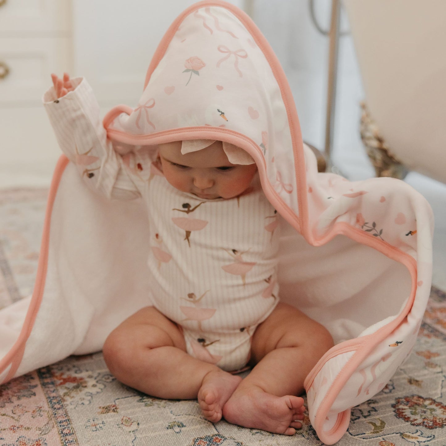 Adelia Premium Knit Hooded Towel