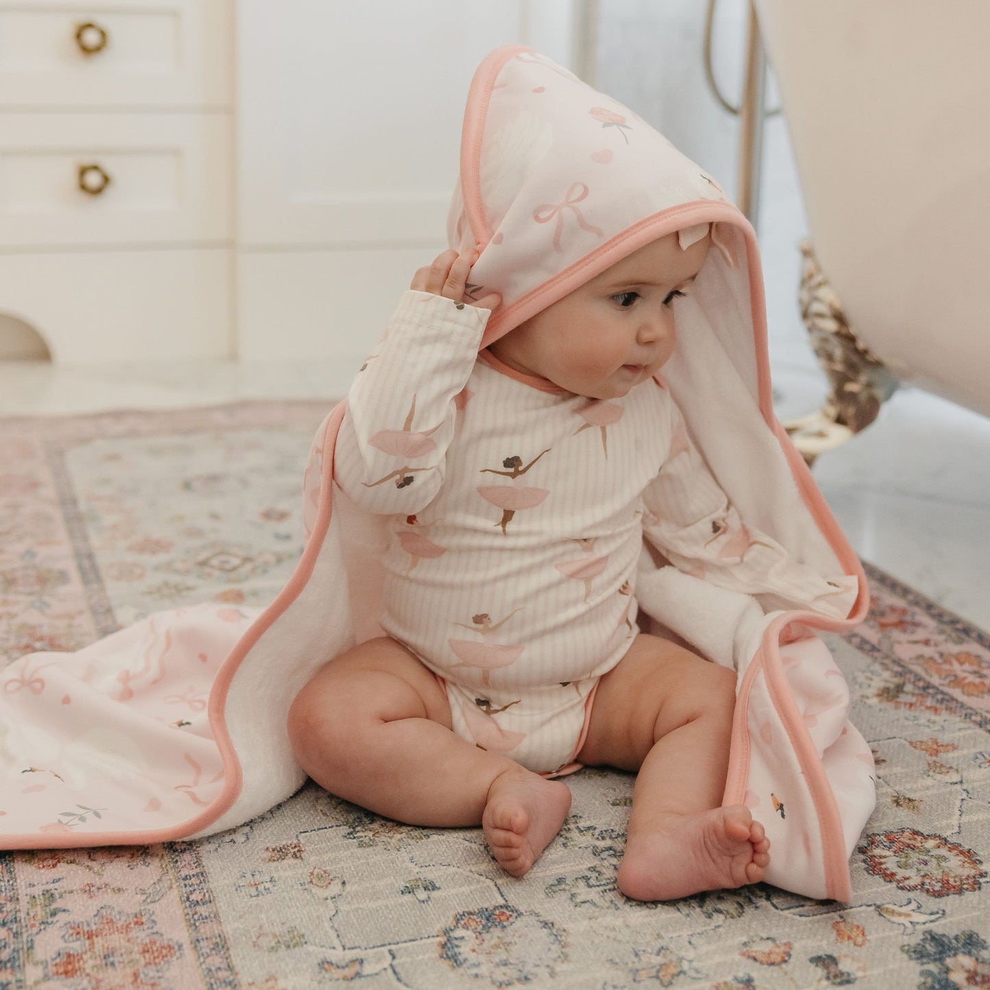 Adelia Premium Knit Hooded Towel