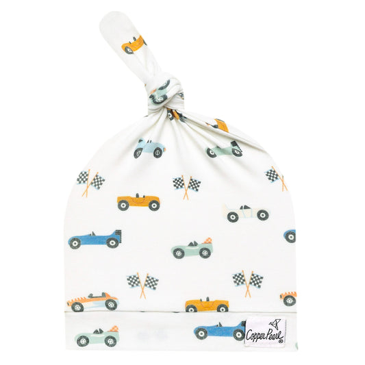 Speedster Top Knot Hat 0-4 Months
