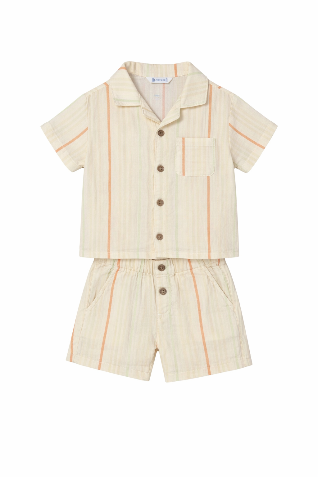 Stripe Short Sleeve Shirt & Short Set