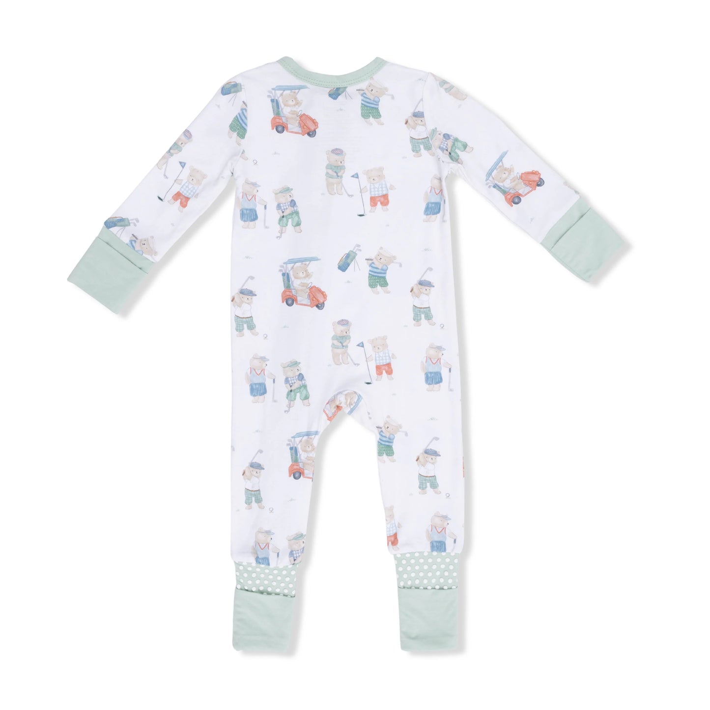 Golfing Teddy Bears Convertible Romper