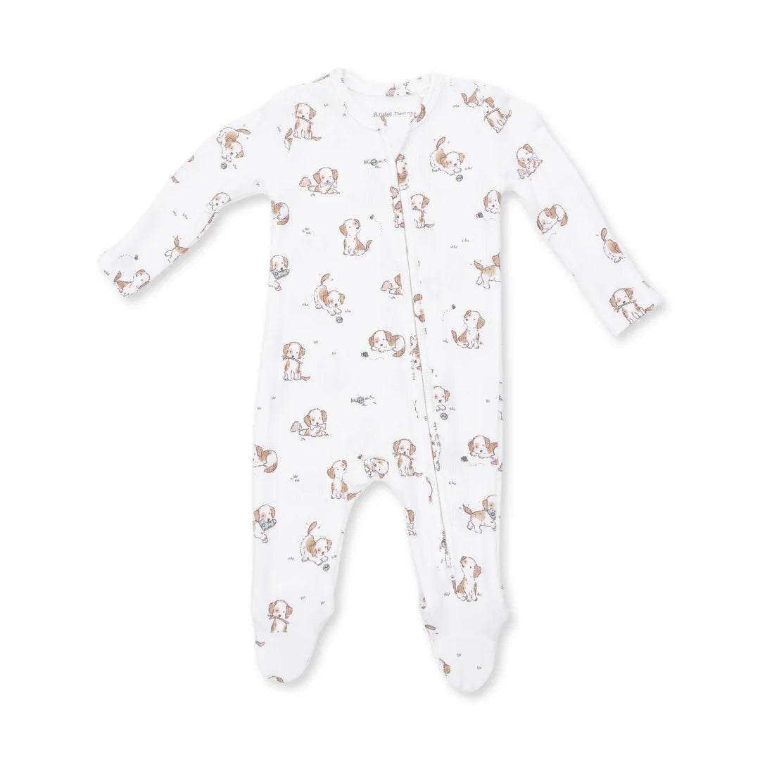 Explorer Puppy Blue 2 Way Zipper Footie