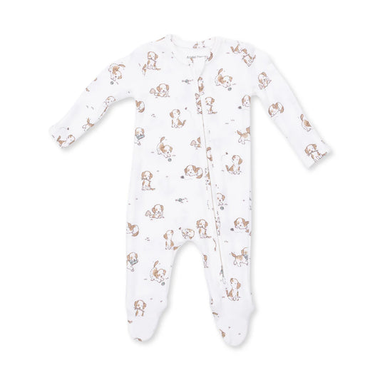 Explorer Puppy Blue 2 Way Zipper Footie