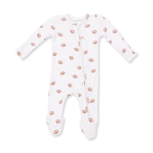 Mini Footballs 2 Way Zipper Footie