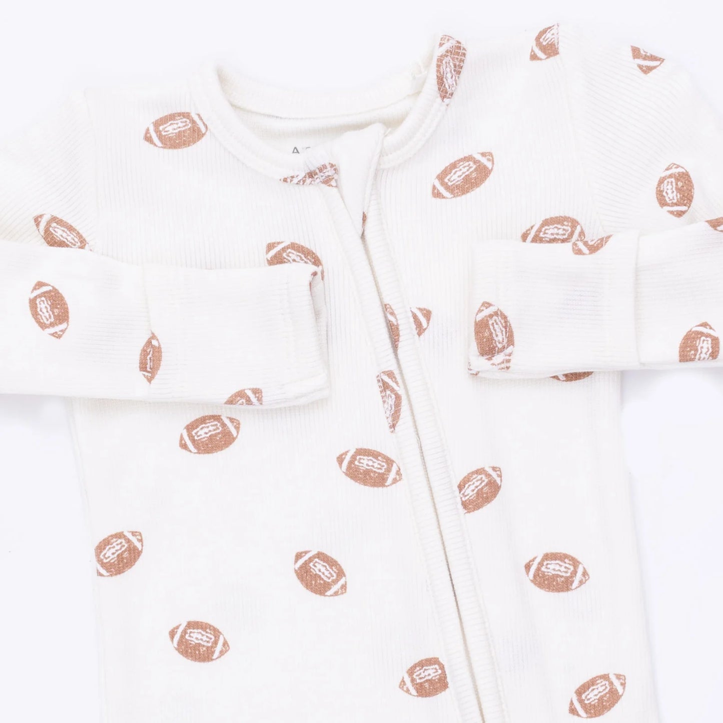 Mini Footballs 2 Way Zipper Footie