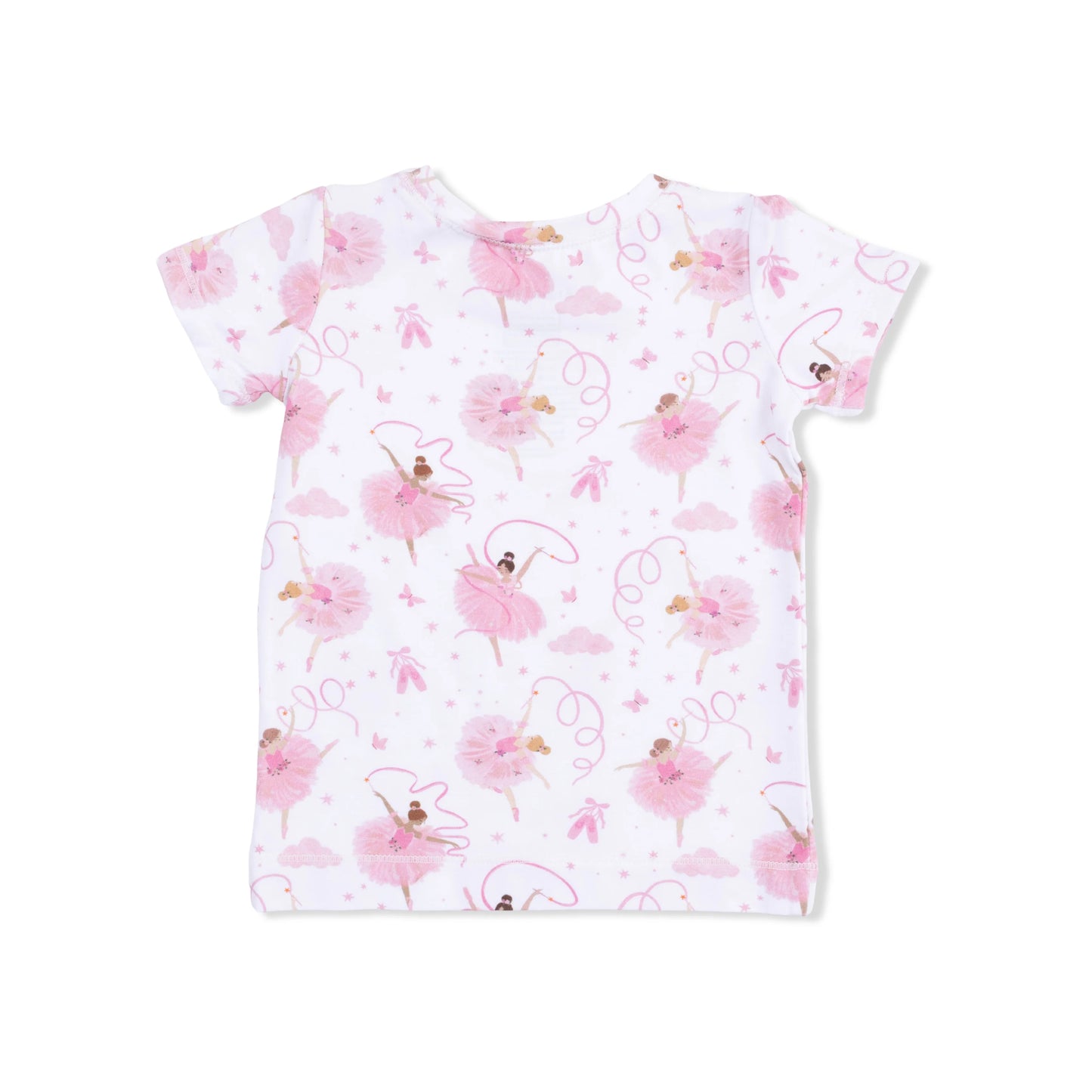 Ribbon Ballerinas Short Sleeve Loungewear Set