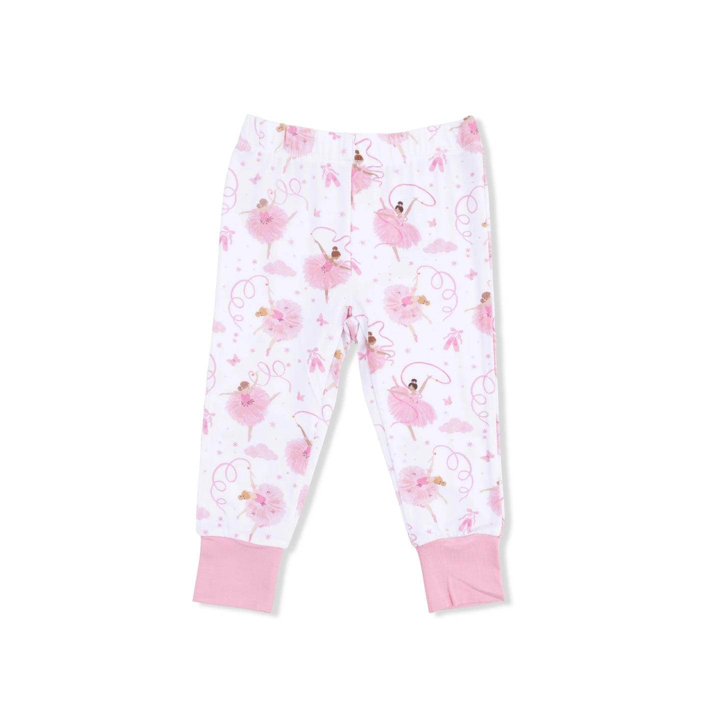 Ribbon Ballerinas Short Sleeve Loungewear Set