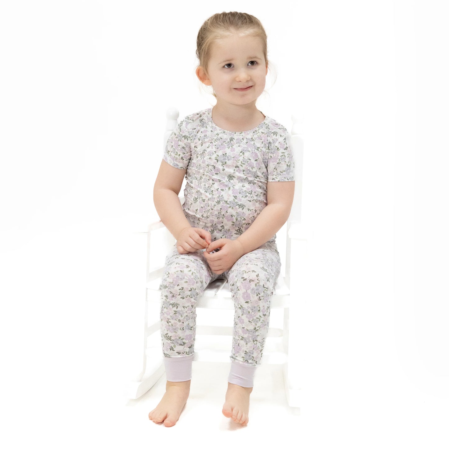 Shannon Floral Short Sleeve Loungewear Set