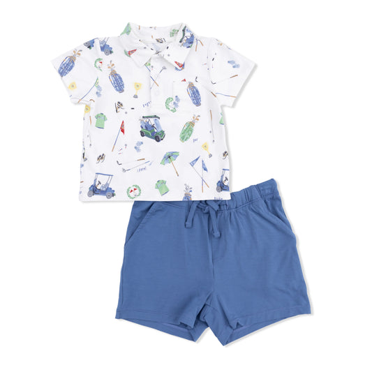 Golf Things Polo With Casual Short
