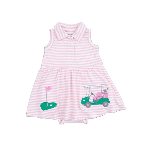 Striped Golf Polo Tennis Dress