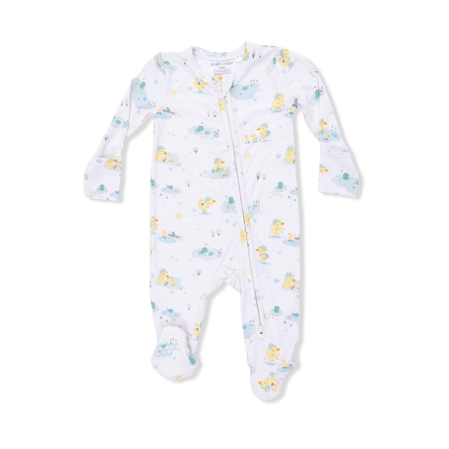 Frog Duck Pond 2 Way Zipper Footie