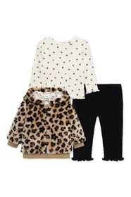 Leopard 3Pc Jacket Set