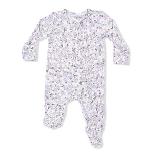 Shannon Floral 2 Way Zipper Footie