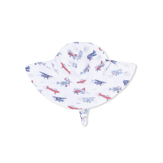 Vintage Planes Wide Brim Sun Hat