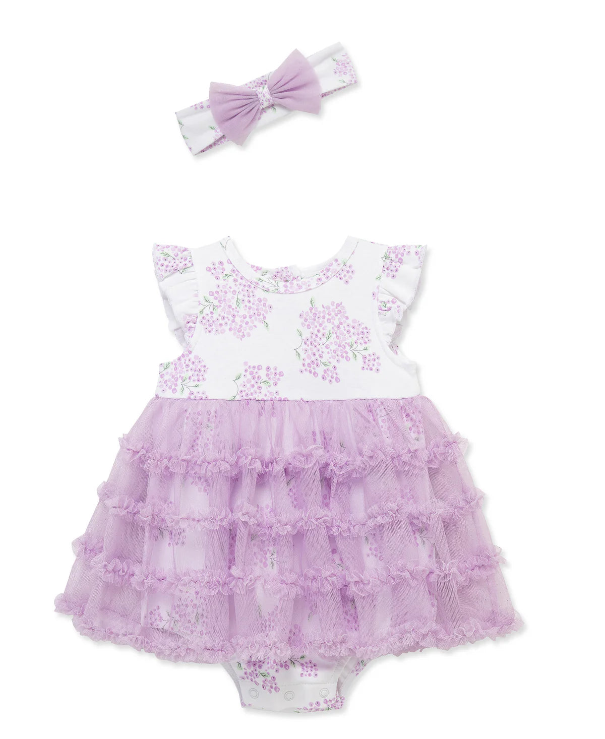 Hydrangea Tutu Popover & Headband