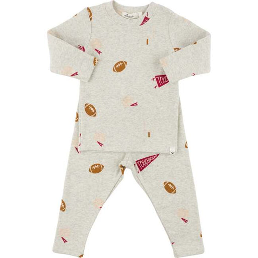 oh baby! Football Print Two Piece Set
