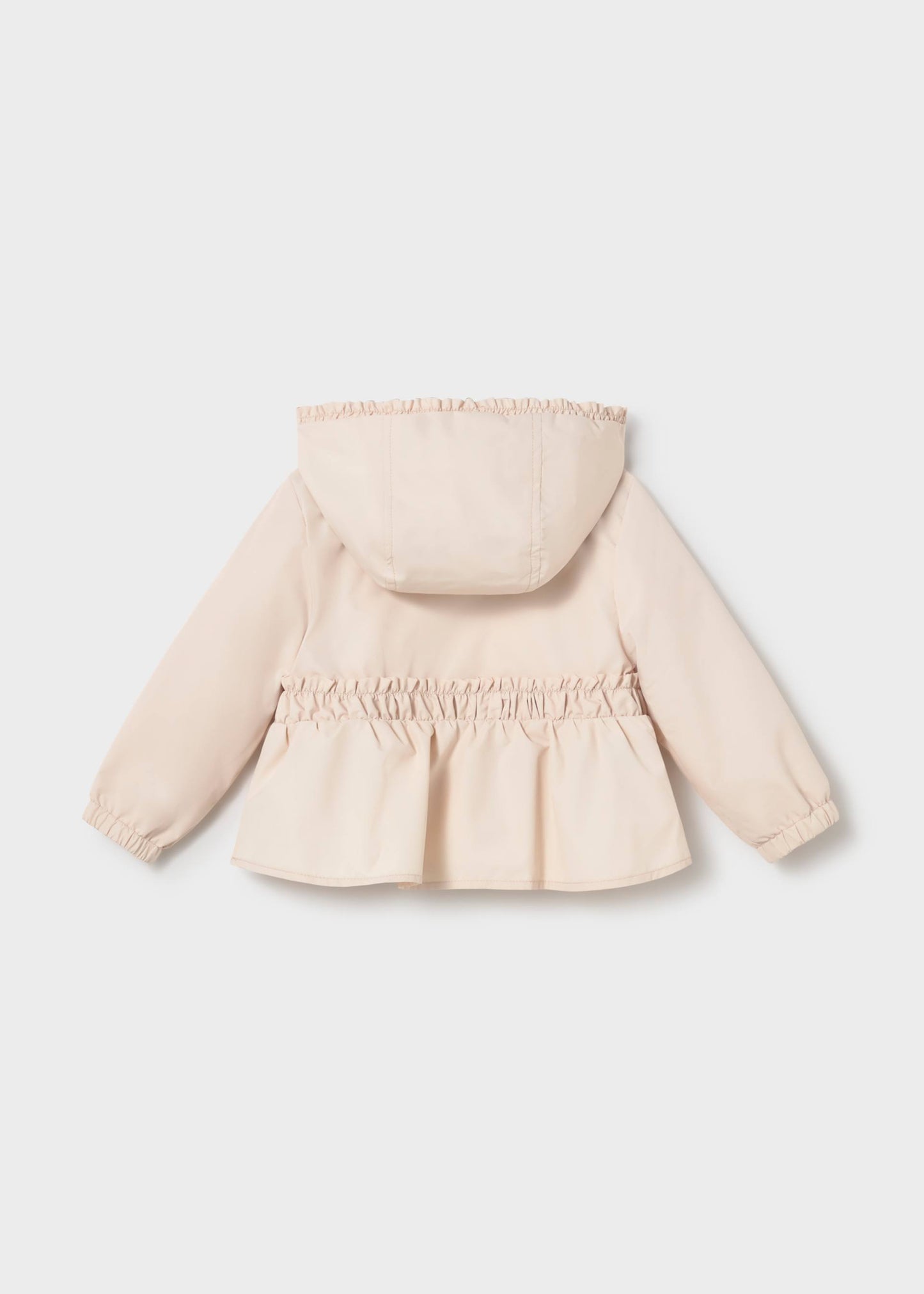 Custard Hooded Windbreaker