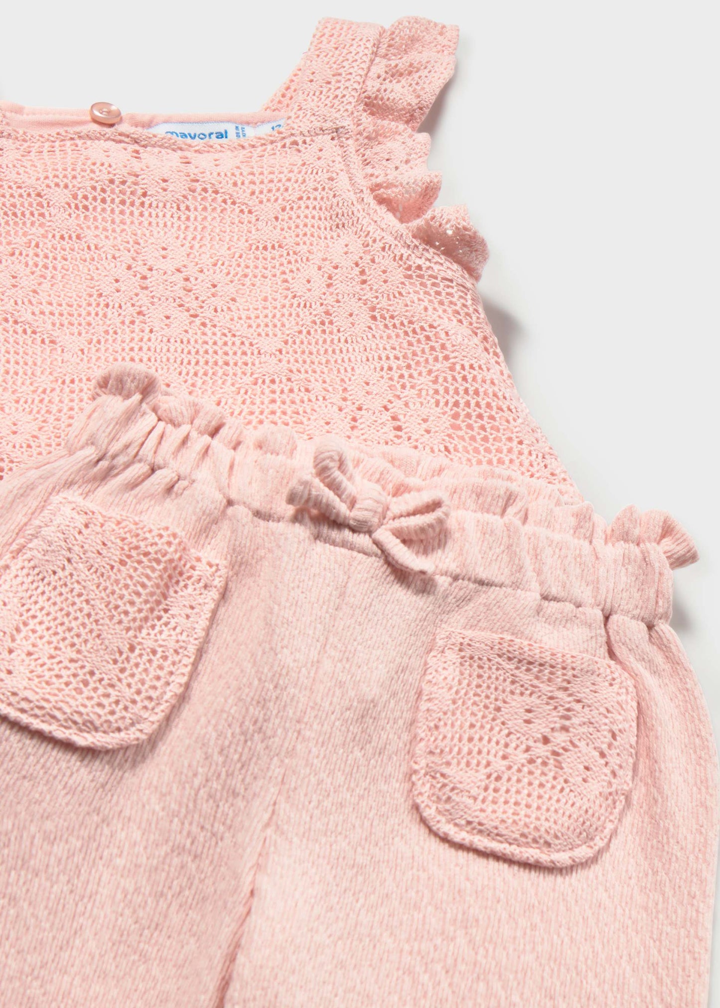 Peony Crochet Pants and Top Set