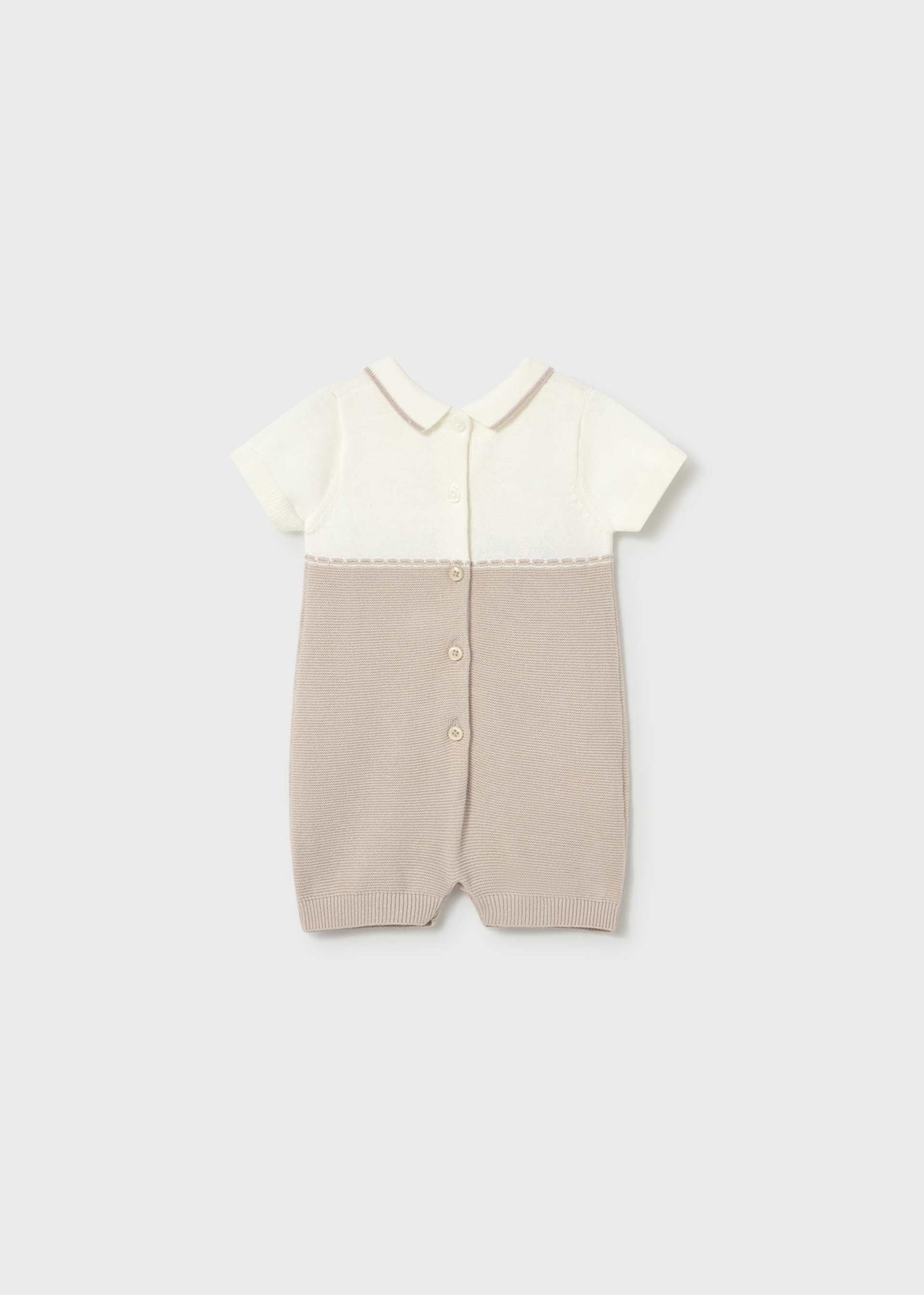 Knit Collared Romper