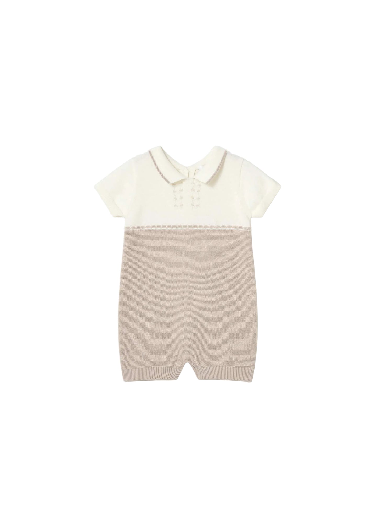 Knit Collared Romper