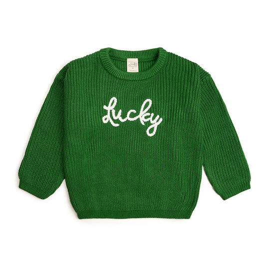 Lucky St. Patrick’s Day Knit Sweater