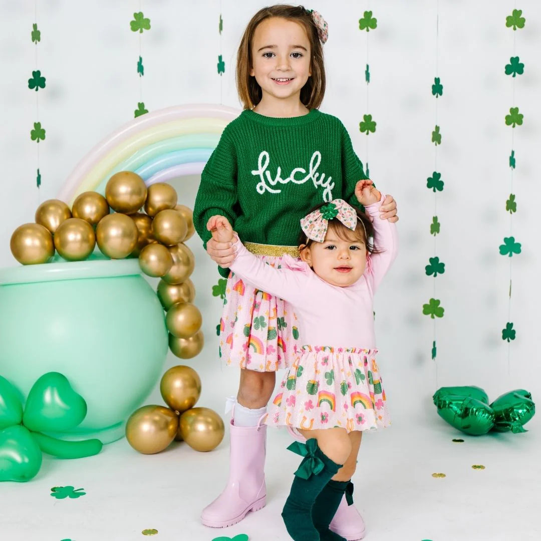 Lucky St. Patrick’s Day Knit Sweater