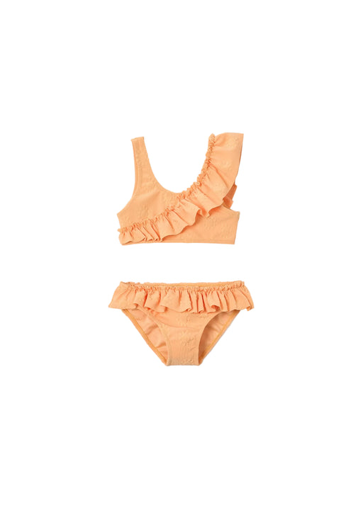 Orange Ruffle Bikini