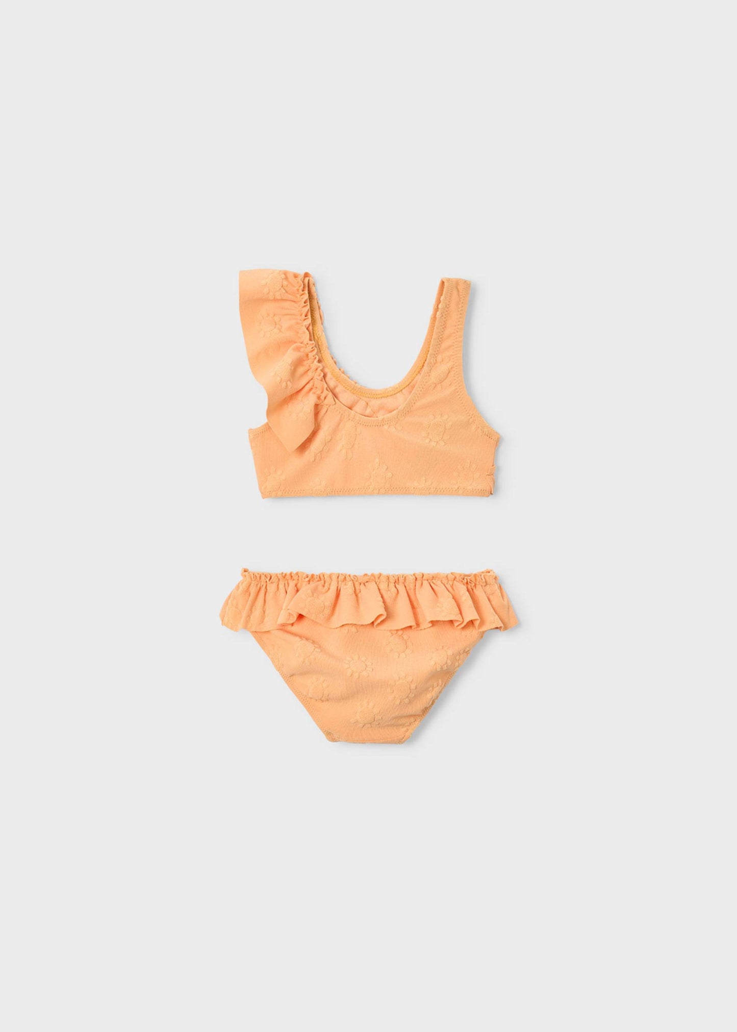 Orange Ruffle Bikini