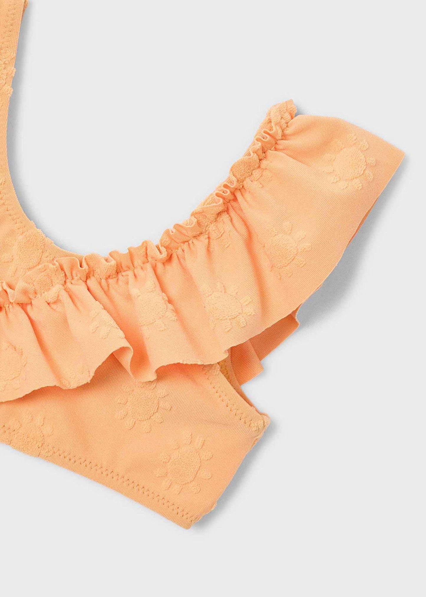 Orange Ruffle Bikini