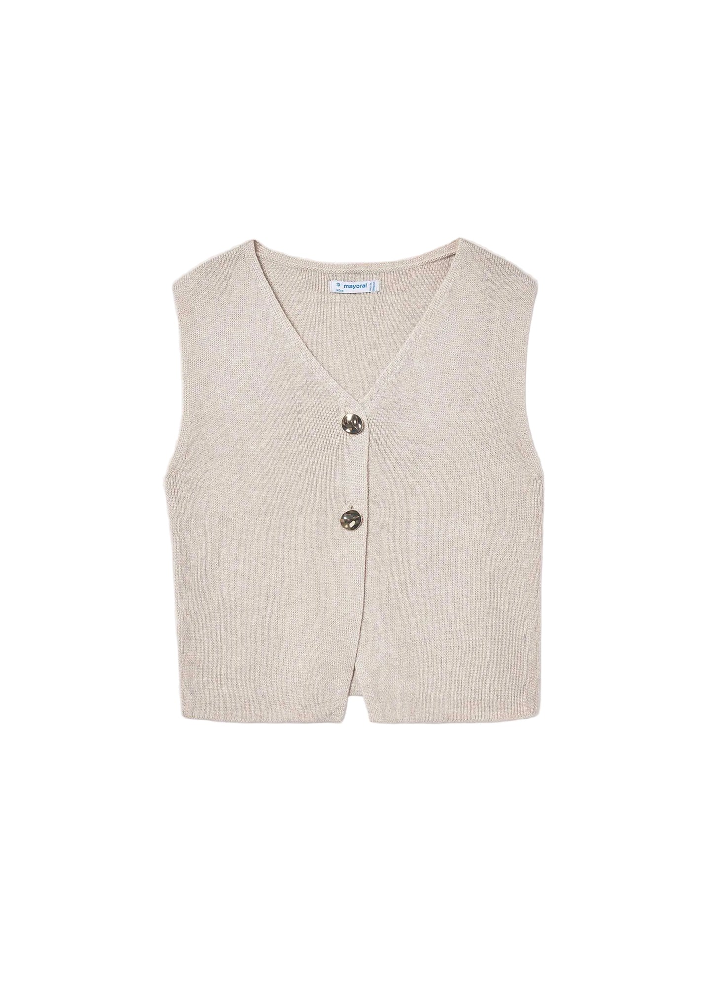 Almond Knit Vest Top