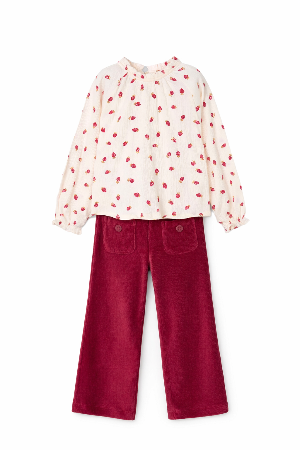 Strawberry Top & Pants Set