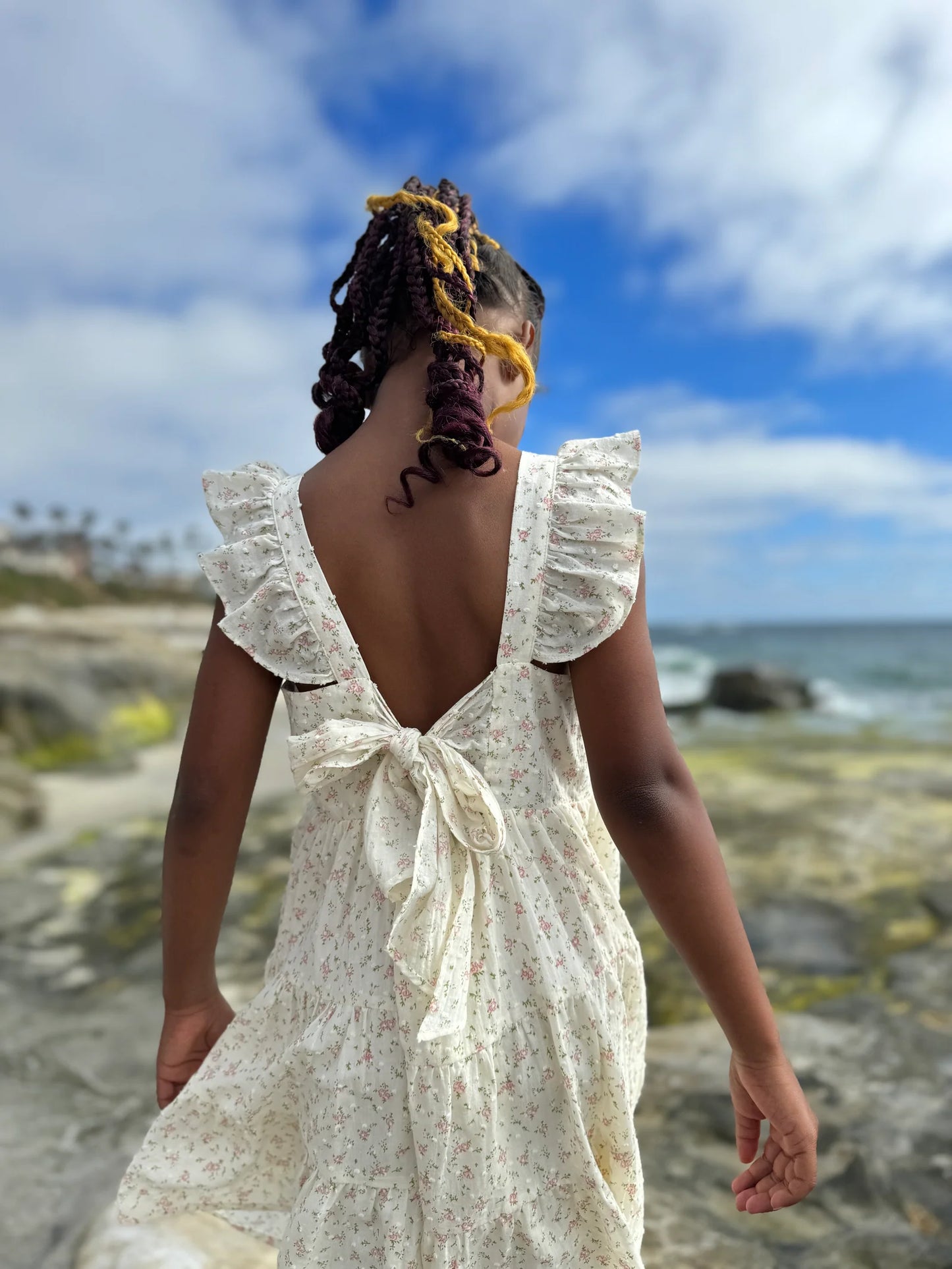 Ivory Floral Emmie Dress