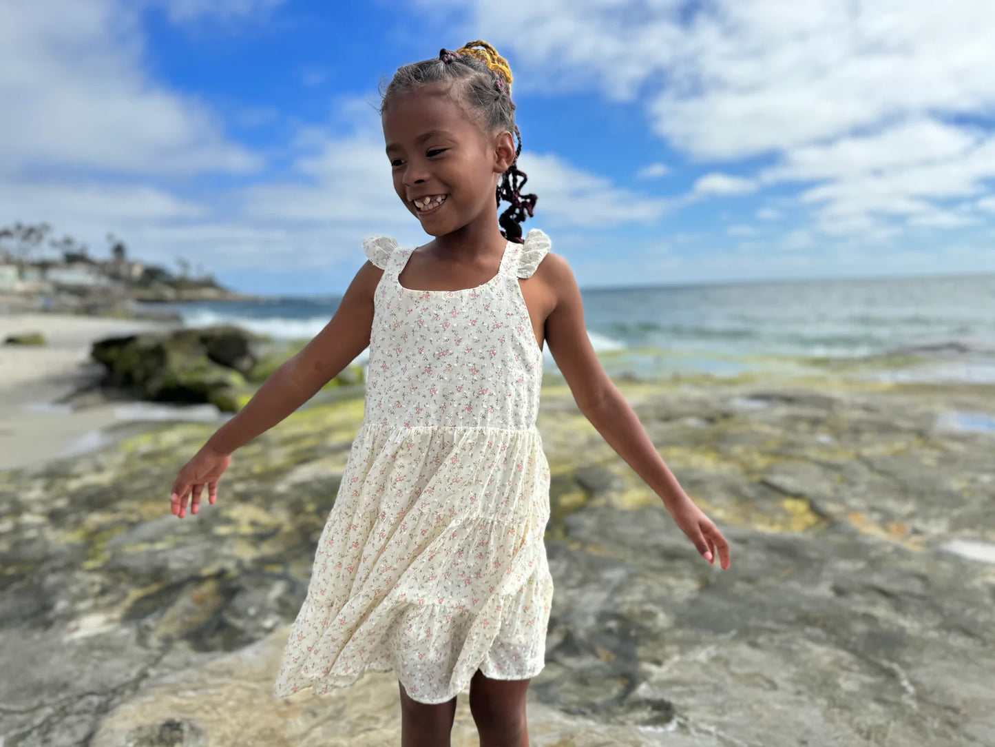 Ivory Floral Emmie Dress