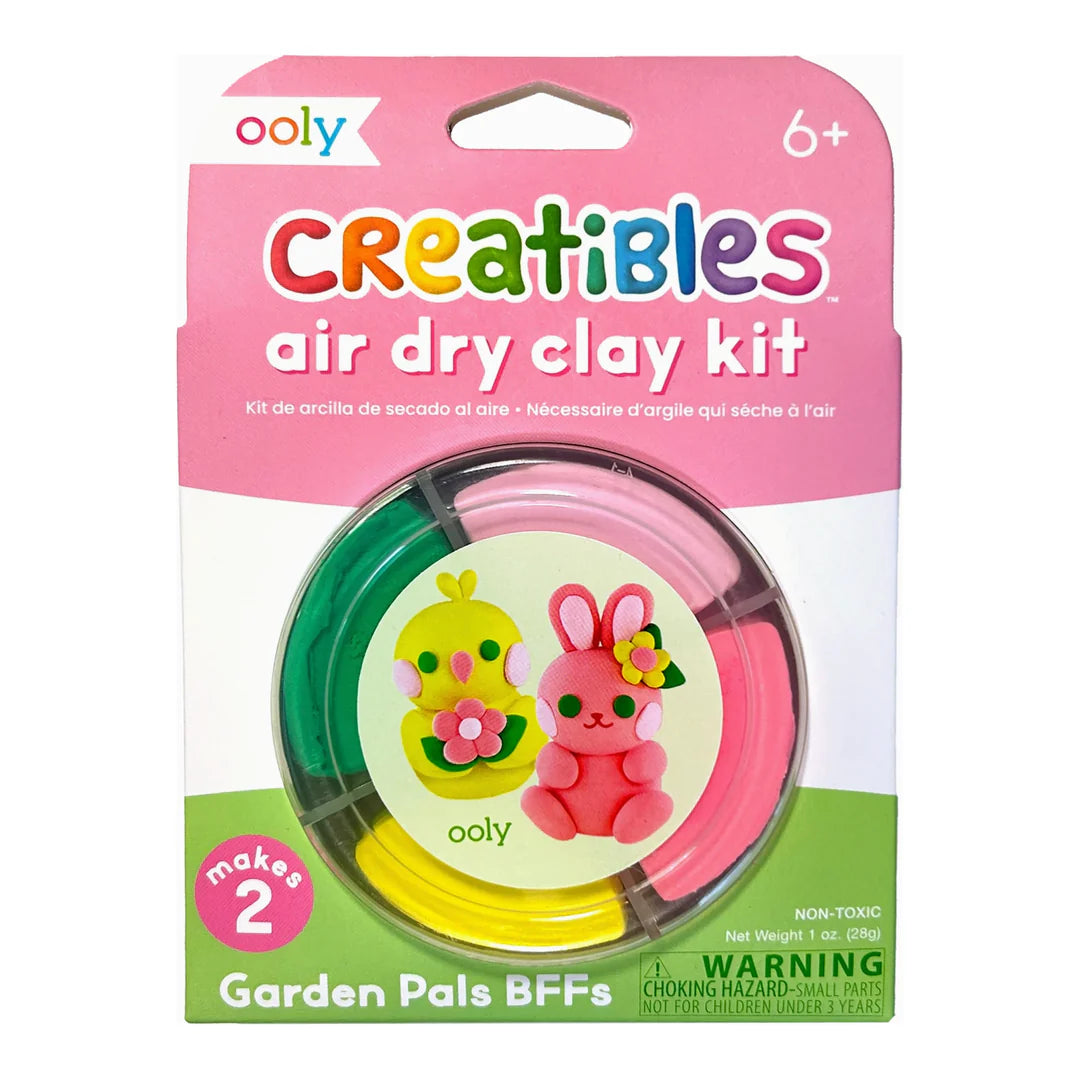 Creatibles Mini Air Dry Clay Kit - Garden Pals BFFs