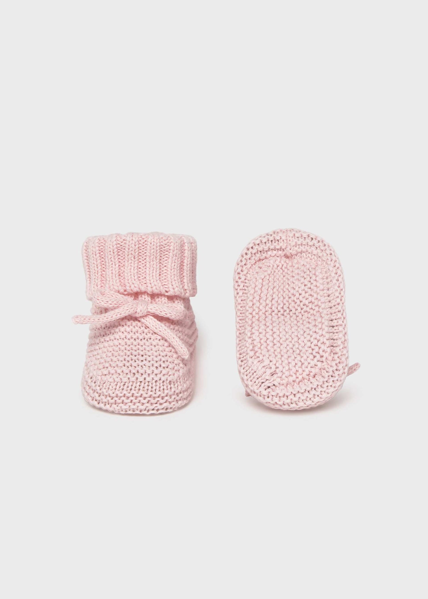 Pink Knit Booties