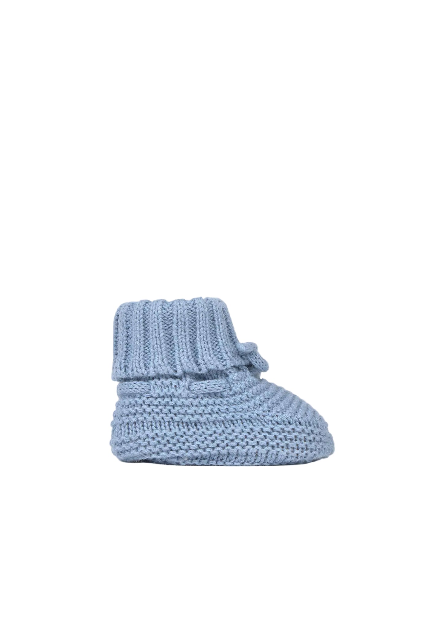 Blue Knit Booties