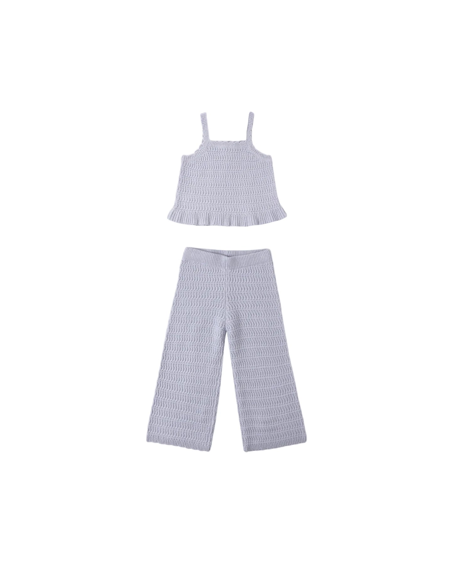 Mari Knit Set || Periwinkle
