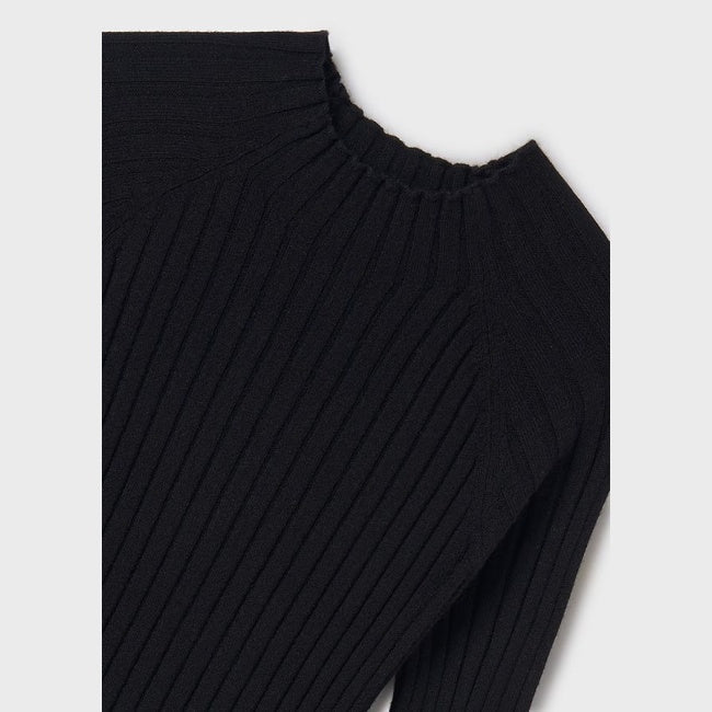 Rib Mock Neck Sweater