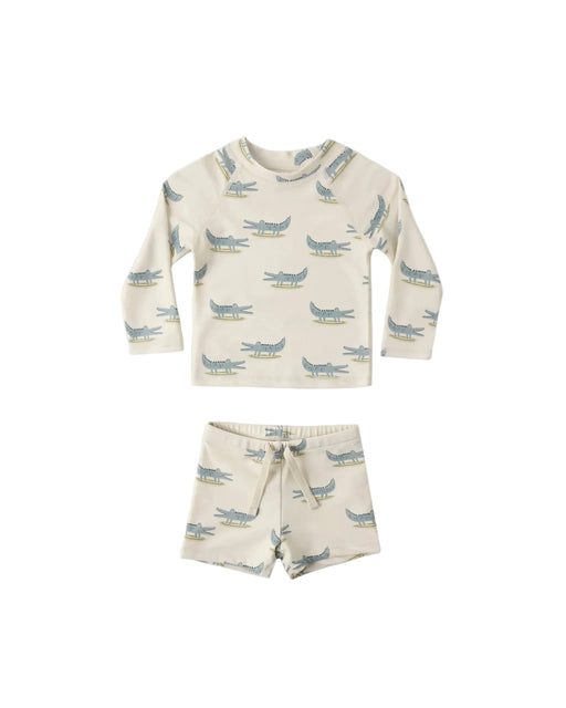Boys Rashguard Set || Alligators