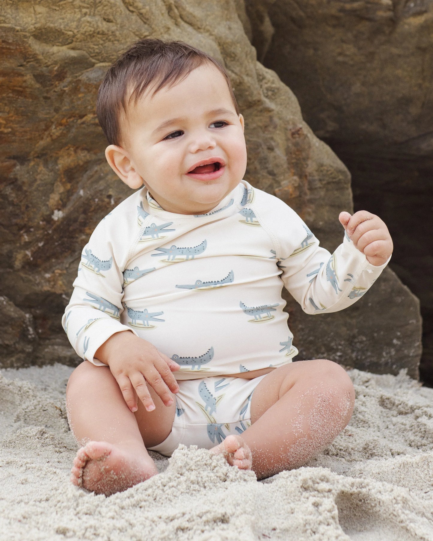 Boys Rashguard Set || Alligators